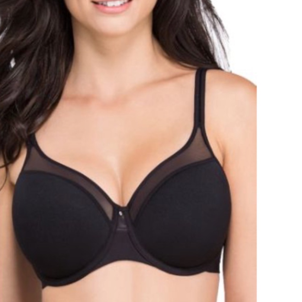 Bali One Smooth U Ultra Light Underwire Bra Black